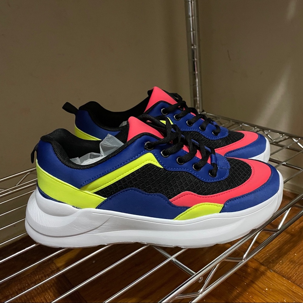 Justfab sneackers, multicolor brand new